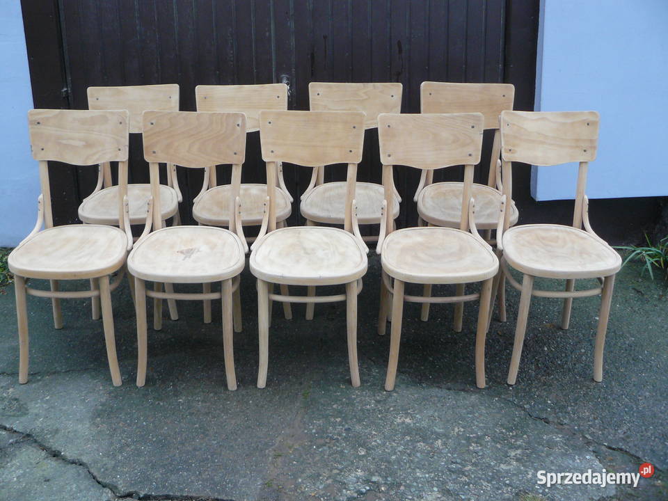 Stare krzesła gięte sygnowane Bondyrz sprzedam