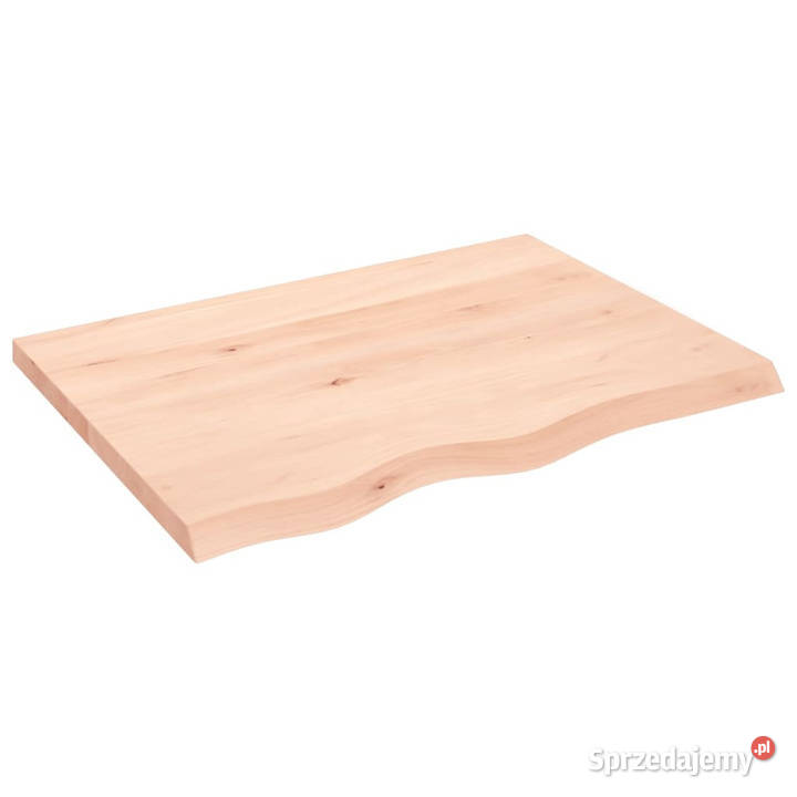 Blat stołu 80x60x24 surowe lite drewno dębowe Warszawa
