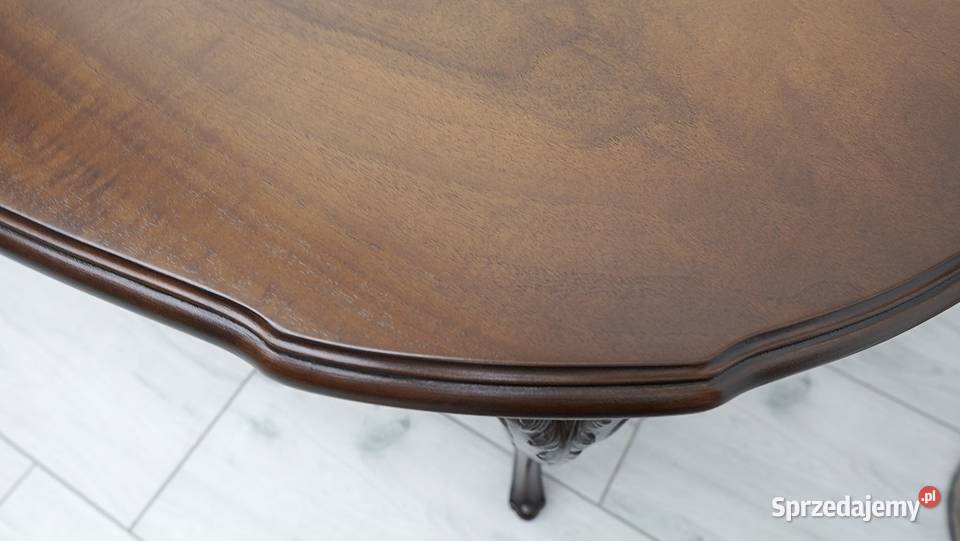 Stylowa ława Ludwik renowacji Jerka