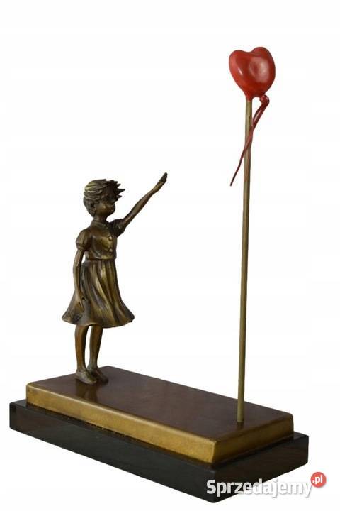 Dziewczyna z Sercem Styl BANKSY Nowoczesna małopolskie Kraków