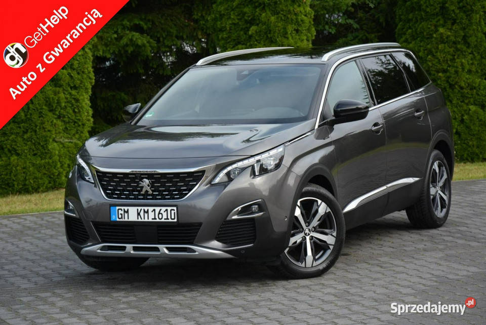Peugeot 5008 GTLine Radar ACC Skóry 7foteli Navi serwisowany w ASO Ostrów Mazowiecka