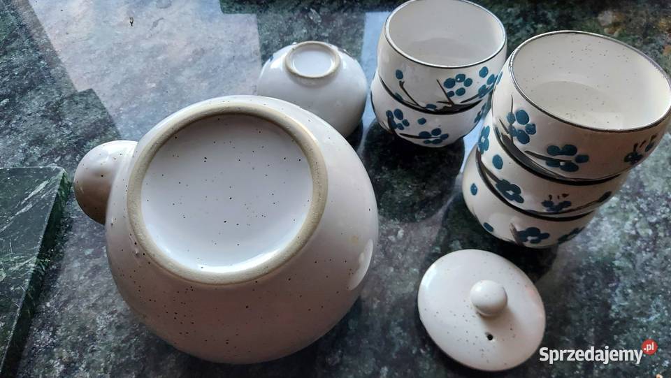 Japoński ceramiczny zestaw do herbaty nowy 15 Akcesoria do herbaty lubuskie Gubin sprzedam