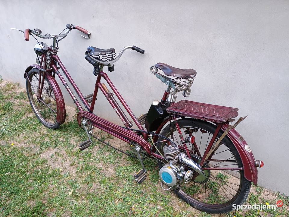 Rower Cito 2 biegi 1936r z silnikiem Maw Kurzętnik