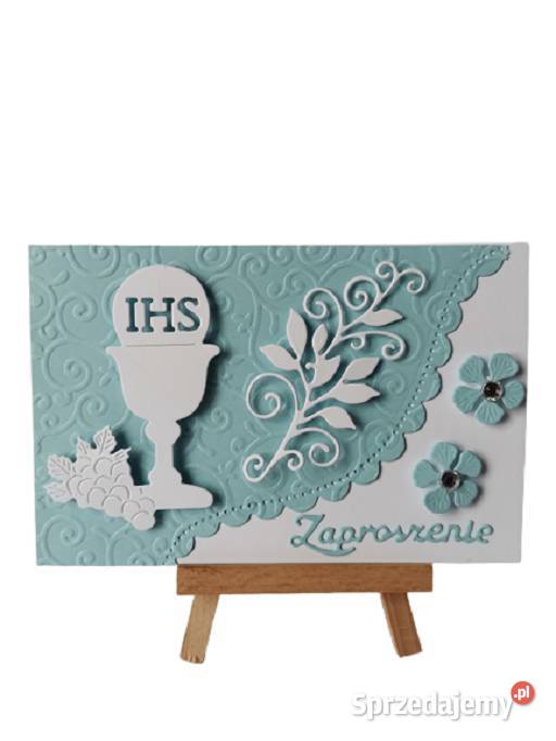 Zaproszenia Komunia Chłopiec Kielich Z Poznań