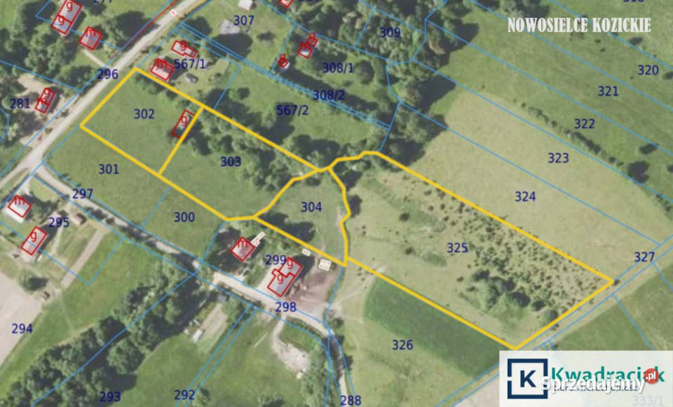 Grunt Nowosielce Kozickie 53765m2