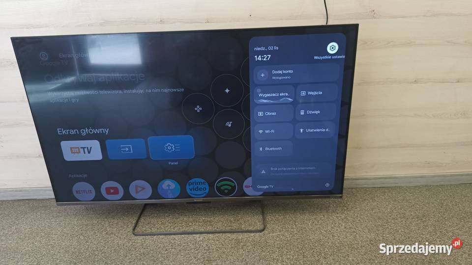Telewizor SHARP 55 QLED 4K Google TV śląskie Katowice