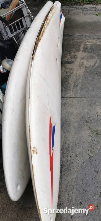 Dwie deski surfingowe Mirage 380x65 na katamaran wielkopolskie Rataje sprzedam