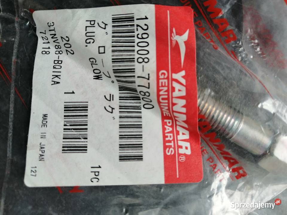 Świece żarowe Yanmar 3tnv88 4tnv88 Cieszyn