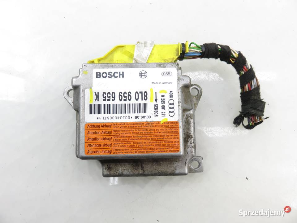 MODUŁ AIRBAG AUDI A3 8L1 8L0959655K 0285001271 osobowe