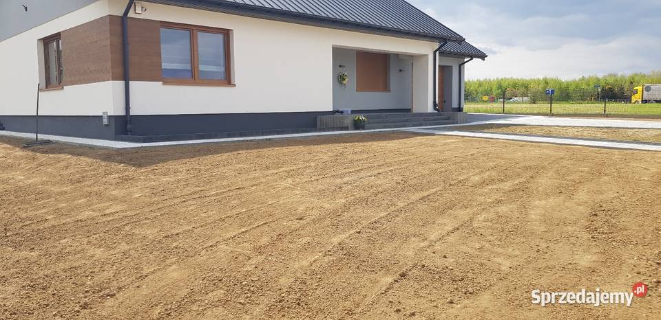 Wyrównanie działki Dębica Rzeszów niwelacja