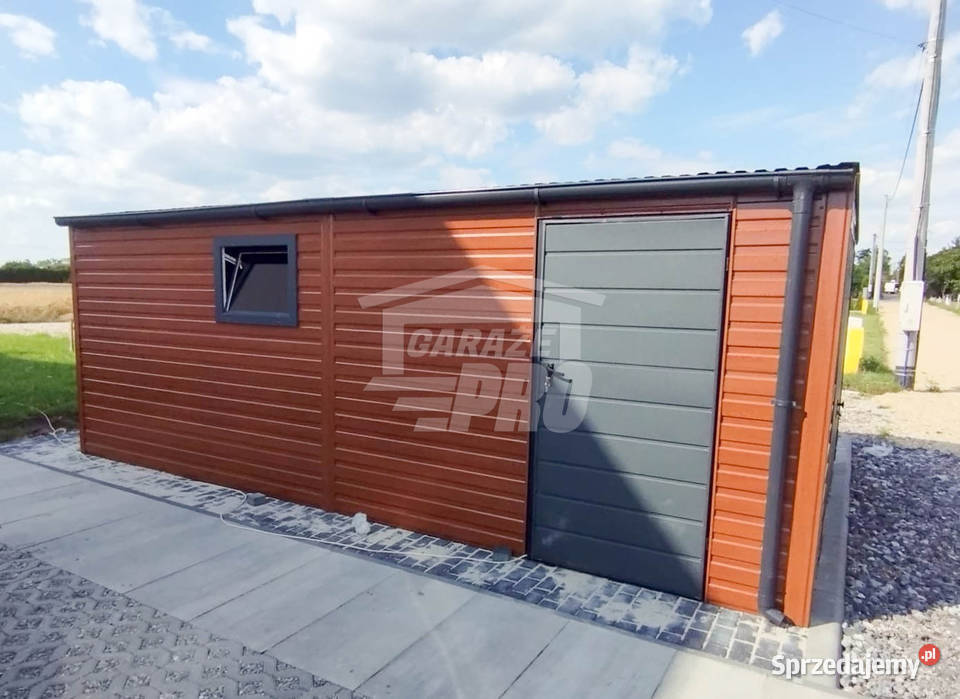 Garaż blaszany 4x6 GP213 406zł/m2 Niepołomice