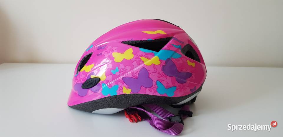ABUS Kask rowerowy Rookie motylki różowy 5257 M Warszawa sprzedam