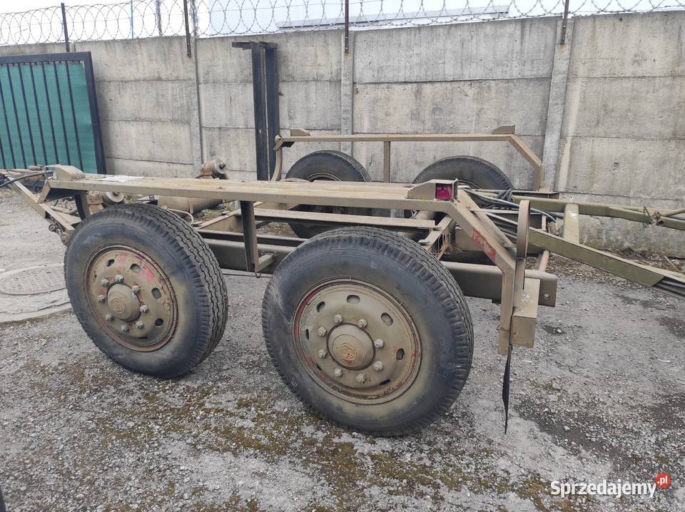 Przyczepa dwuosiowa z wojska lawety Ostrowiec Świętokrzyski