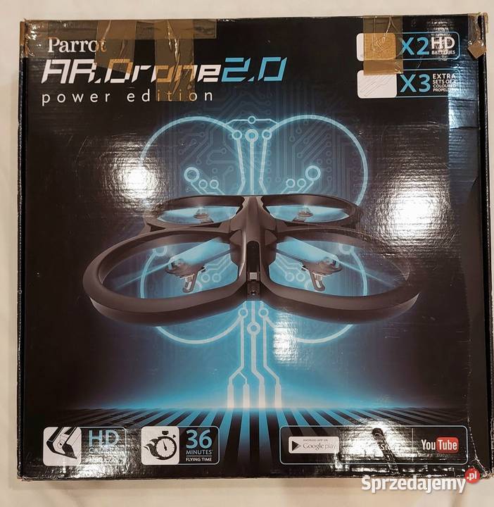 Dron Parrot ARDrone 20 Power Edition 2 Osłony 4 Pozostałe Sosnowiec