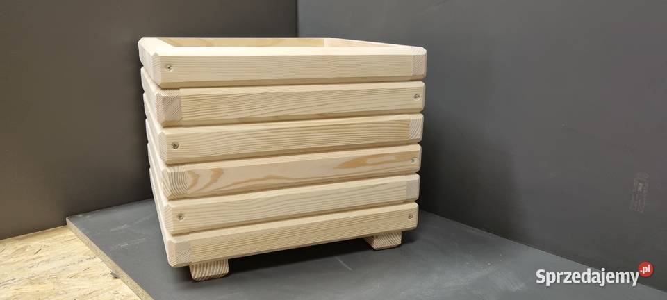 Donica drewniana donice drewniane skrzynka małopolskie