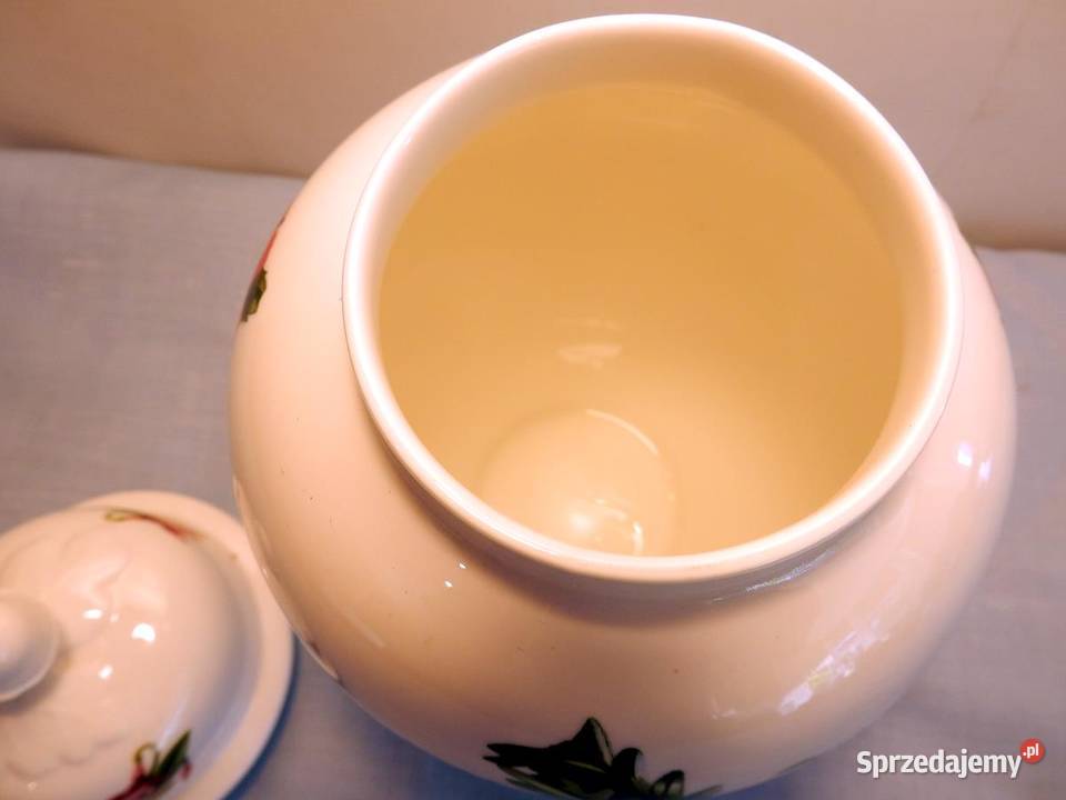 Dekoracyjny pojemnik na bibeloty Porcelana wielkopolskie Piła