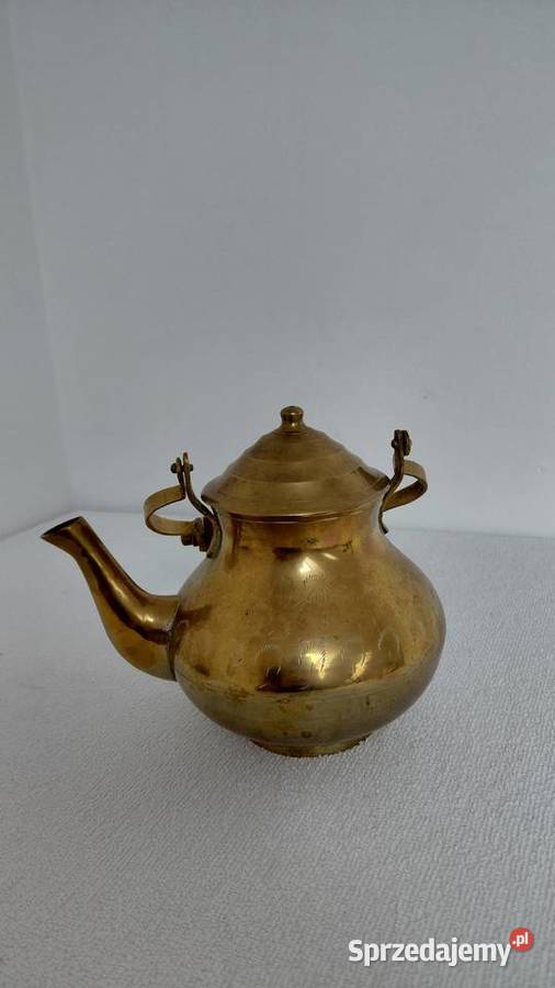 Czajnik mosiądz imbryk Krzykawa sprzedam