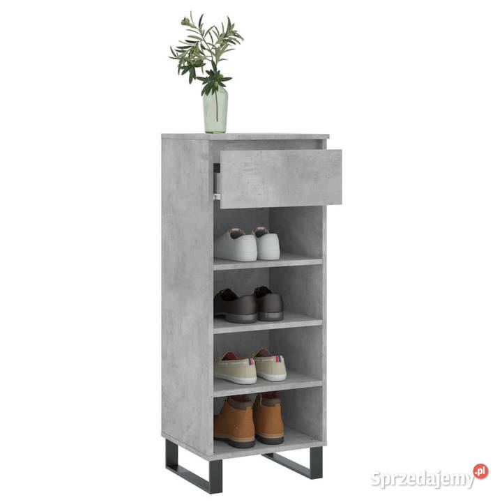 Szafka na buty szarość betonu 40x36x105 WM831472 Warszawa