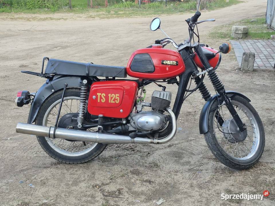MZ TS 125 1981r Motocykl 123456km podlaskie Grajewo sprzedam