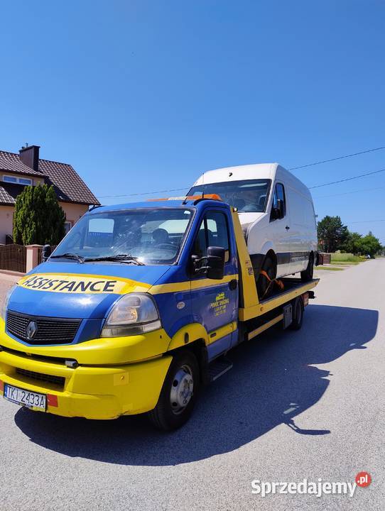 Renault Mascott pomoc drogowa platforma manualna