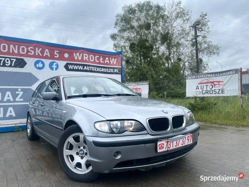 BMW 320d Touring 20 Diesel 2004 Polift Klima manualna Wrocław