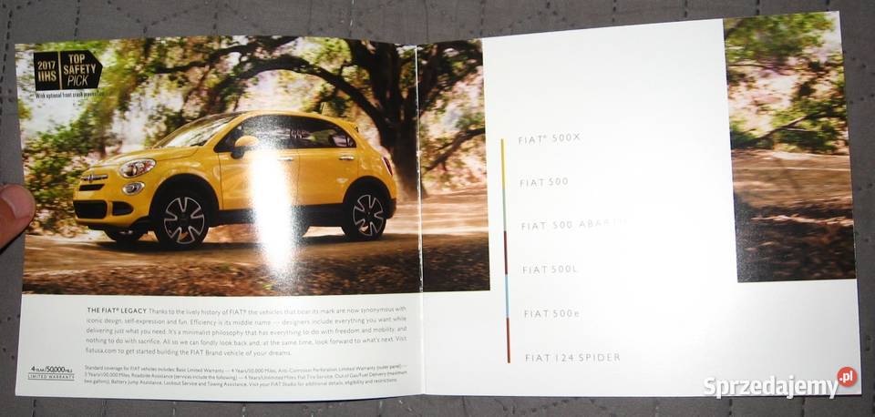 FIAT 2016 prospekt katalog sprzedam
