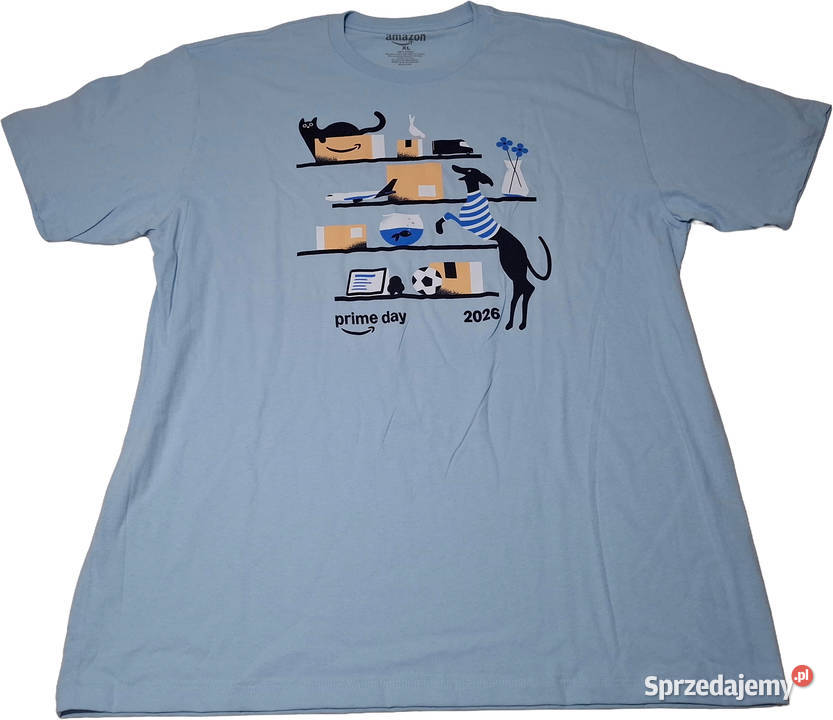 Koszulka krótki rękaw TShirt Amazon XL Prime Day Czeladź
