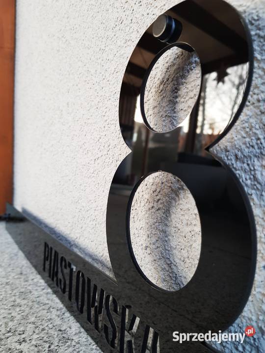 Tabliczka adresowa numer domu ulica śląskie