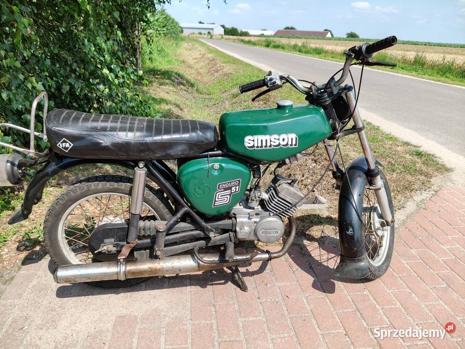 Simson S51 1985 motorower Simson 4 biegowy Kalisz