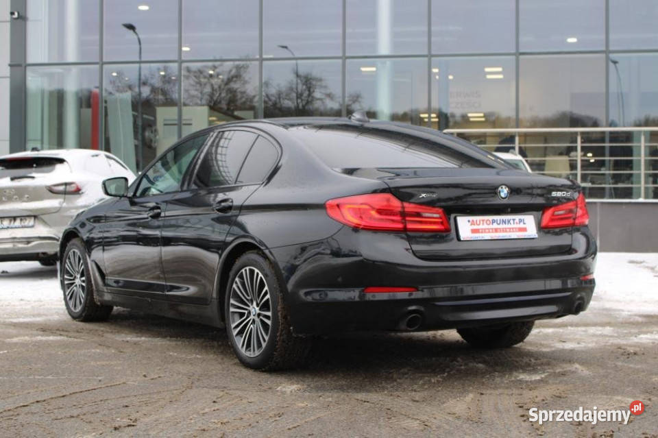 BMW SERIA 5 2019r Navi Carplay Podgrz El Fotele nieuszkodzony Kraków