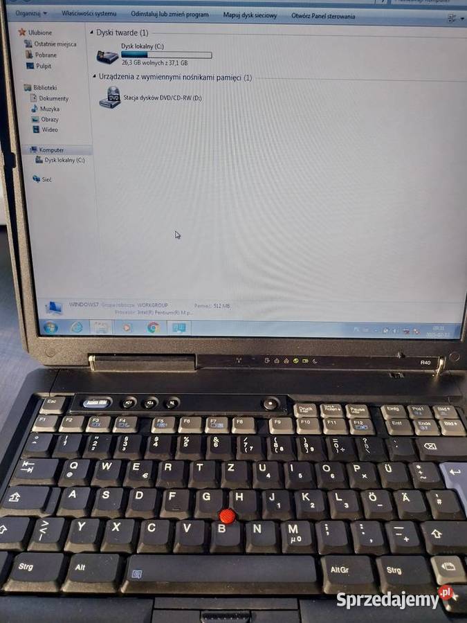 Laptop IBM R series 15 diagnostyka samochodów łódzkie