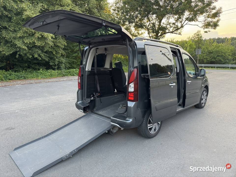 Citroen Berlingo Plus z platformą do wózka Trzebinia