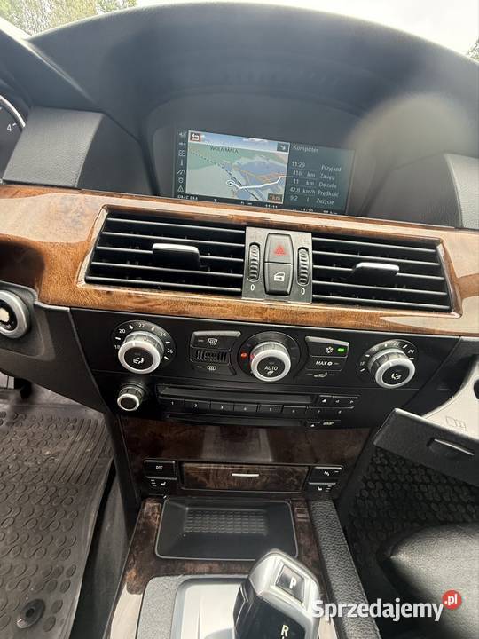 BMW Seria 5 Piękne E60 M57 mały przebieg bogate elektrycznie ustawiane fotele Motoryzacja Biłgoraj
