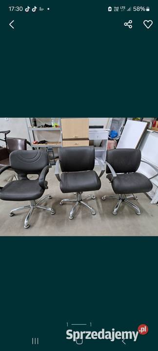 Fotele fryzjerskie Meble kujawsko-pomorskie