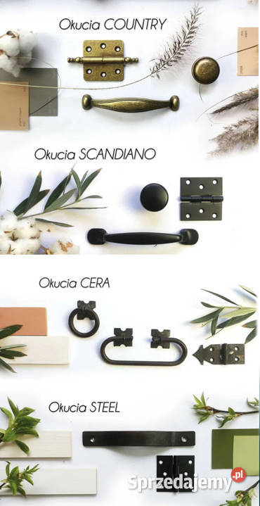 Drewniany zestaw mebli kuchenny do PRODUCENTA Maków Podhalański