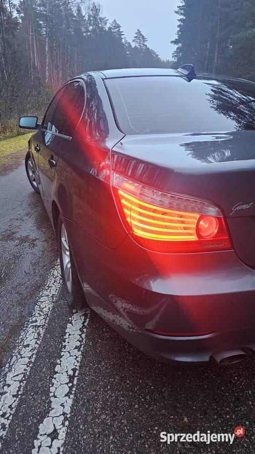 E60 LCI 520D M47 manual 2007r rej 2008 163 334777km Seria 5 Białystok