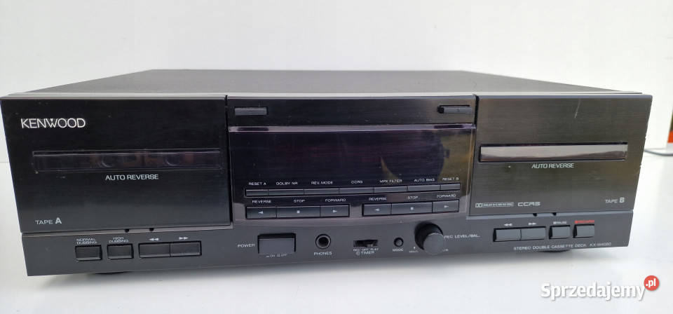 Kenwood magnetofon dwukasetowy KX W 4080 KXW4080 Międzychód