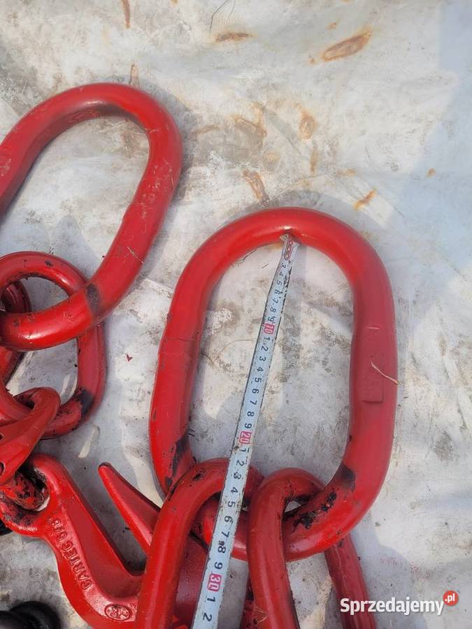Zawiesie łańcuchowe 4 cięgnowe 25 ton 8 metra Jagodnia