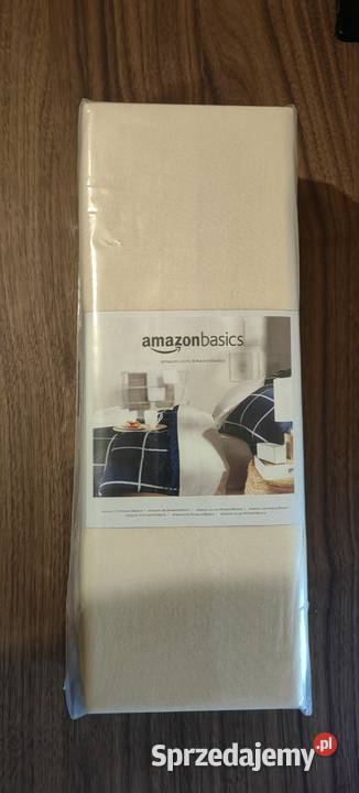 Prześcieradło Jersey z gumką Amazon Basics