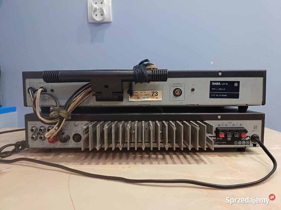 SABA Amplifier MI15 and SABA Tuner HiFi FMAM Łapy