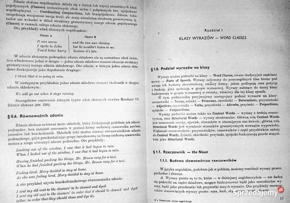 Gramatyka języka angielskiego Janina Smólska Chełm sprzedam