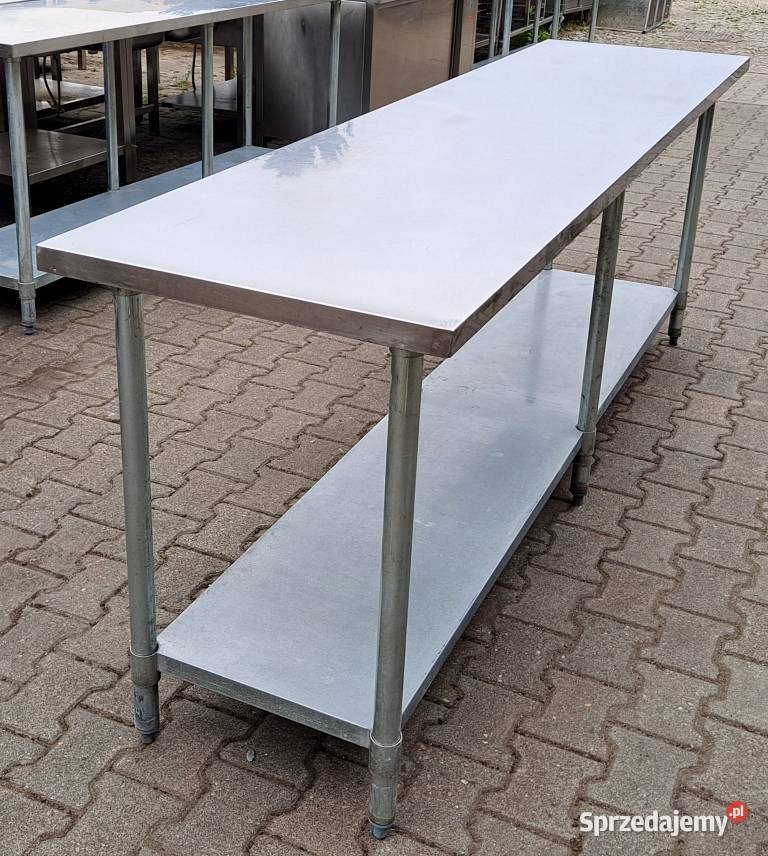 STÓŁ GASTRONOMICZNY CENTRALNY Z PÓŁKĄ 2446090 wielkopolskie