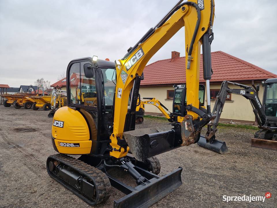 Minikoparka JCB 8026 CTS 2023r 400mtg lubelskie Ryżki