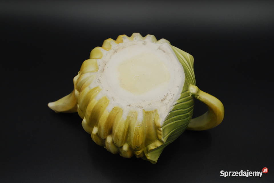 Ceramiczny dzbanek w kształcie kiści bananów Porcelana i szkło Antyki, Sztuka, Kolekcje Poznań