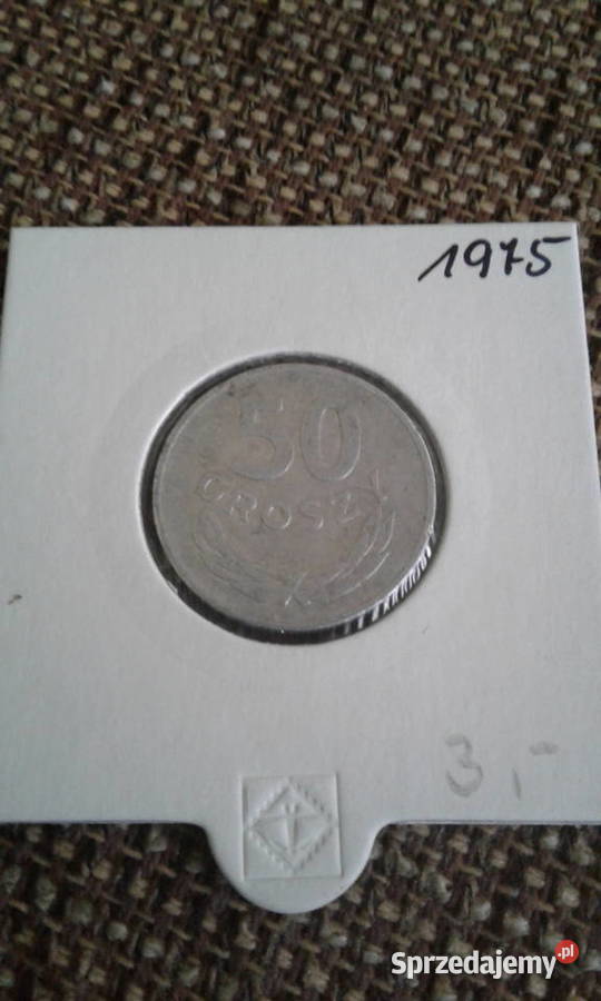 50 groszy 1975 r PRLokoło mennicza wielkopolskie Konin