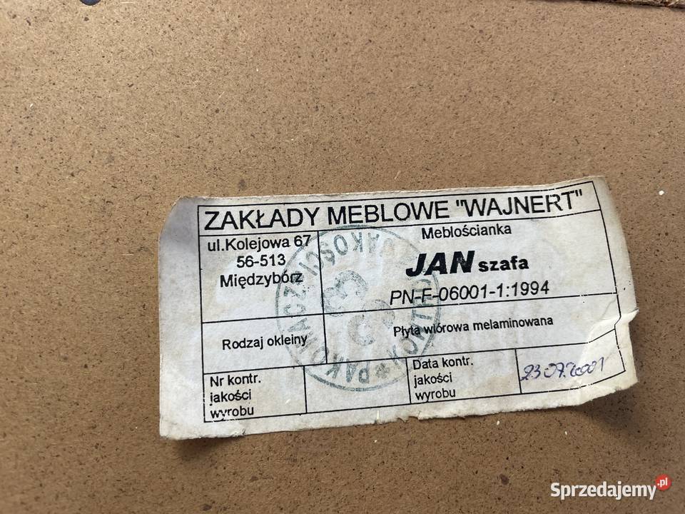 Meblościanka JAN Wajnert