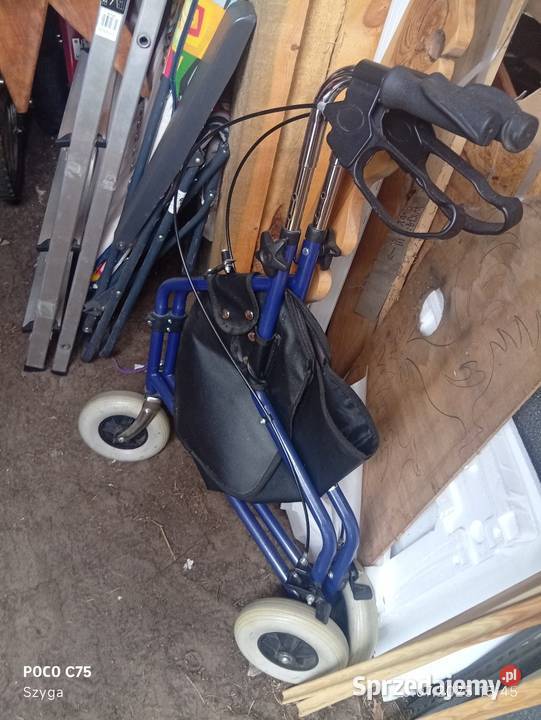 Okazja Chodzi balkonik trojkołowy składany torba