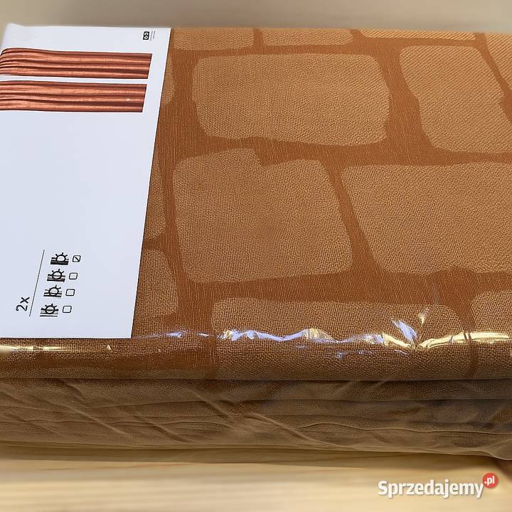 Ikea Lnnstvma zasłony zaciemniające para 145x300 czerwony mazowieckie