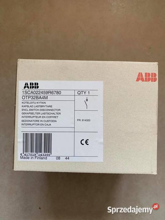 Przełącznik ABB OTP32BA4M Enclosed switch Warszawa sprzedam