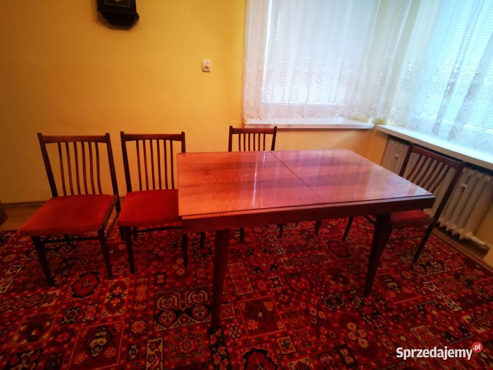 Komplet mebli vintage z czasów PRL